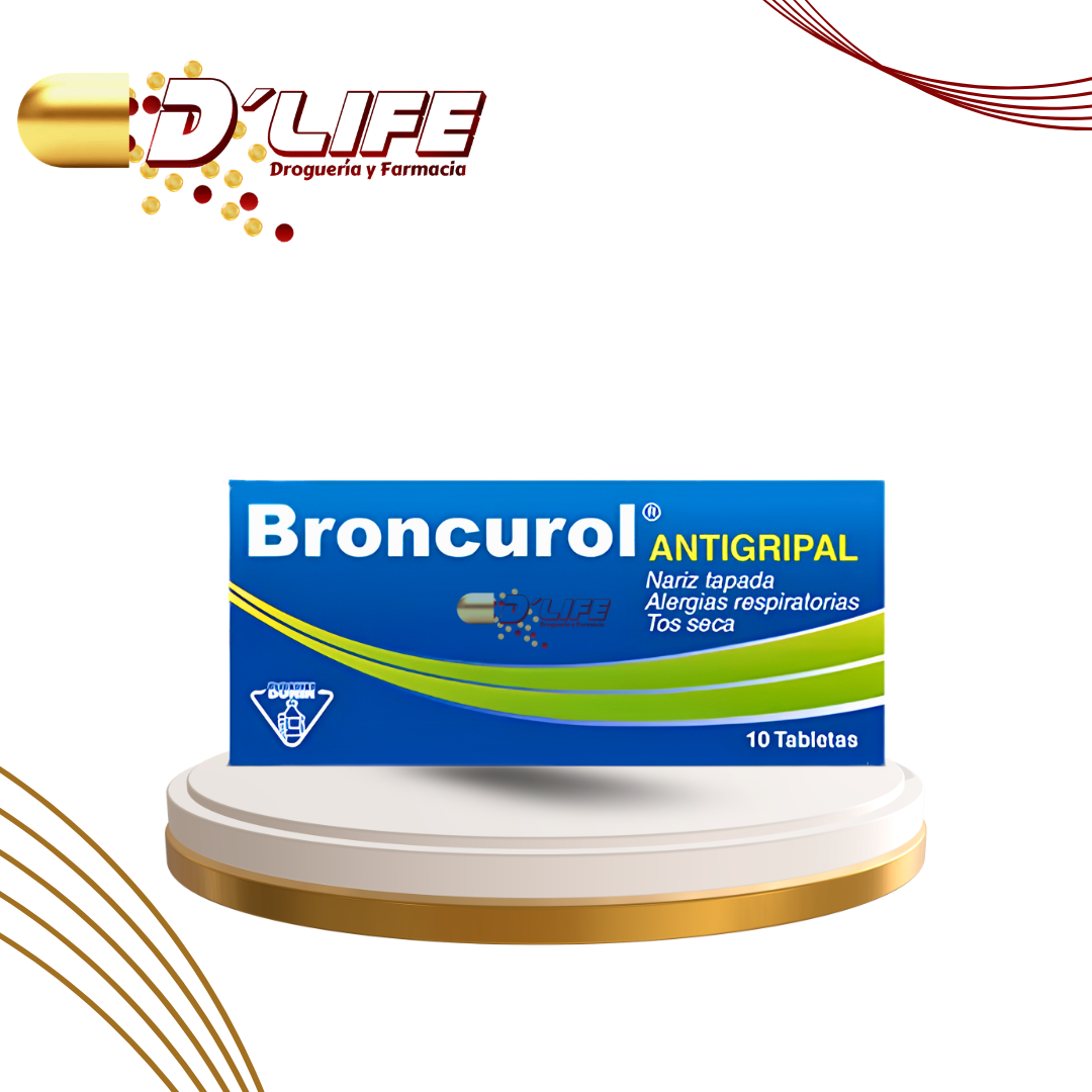 BRONCUROL X 10 TABLETAS