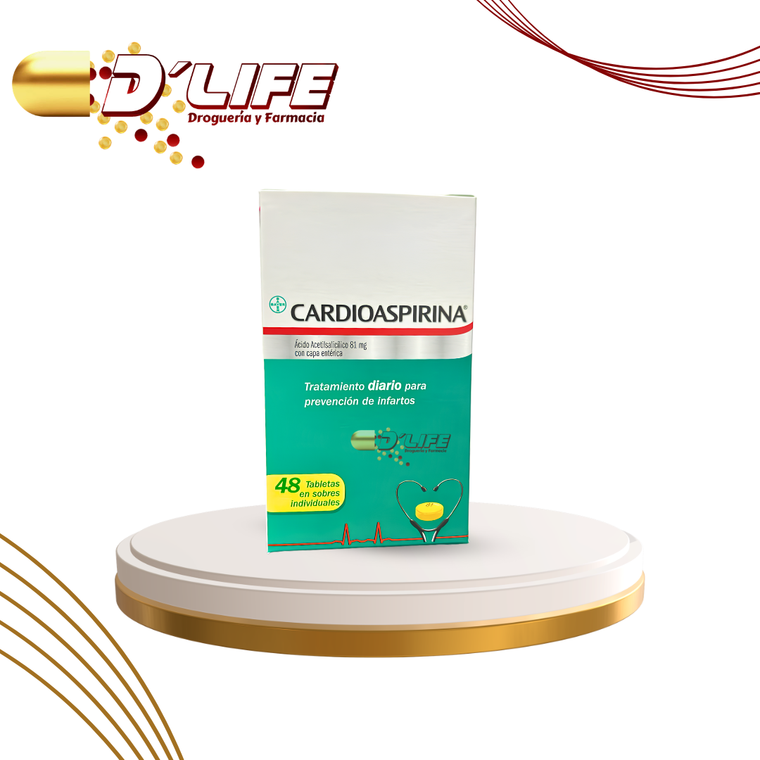 CARDIO ASPIRINA CAJA X 48 TABLETAS