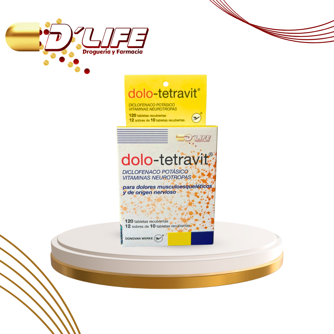DOLO TETRAVIT DISP X 120 TABS REC.