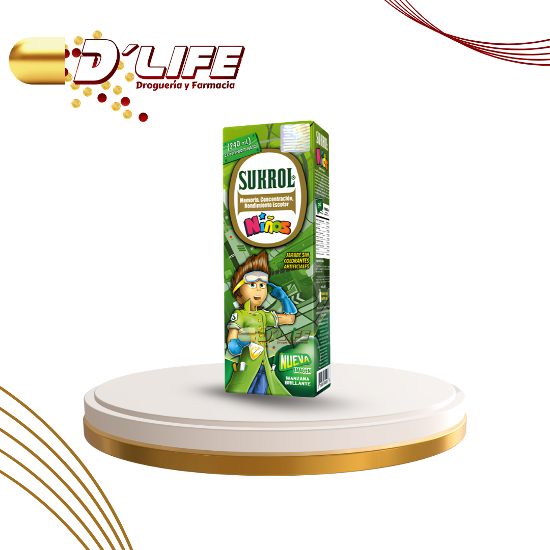 SUKROL MANZANA JARABE X 240 ML 