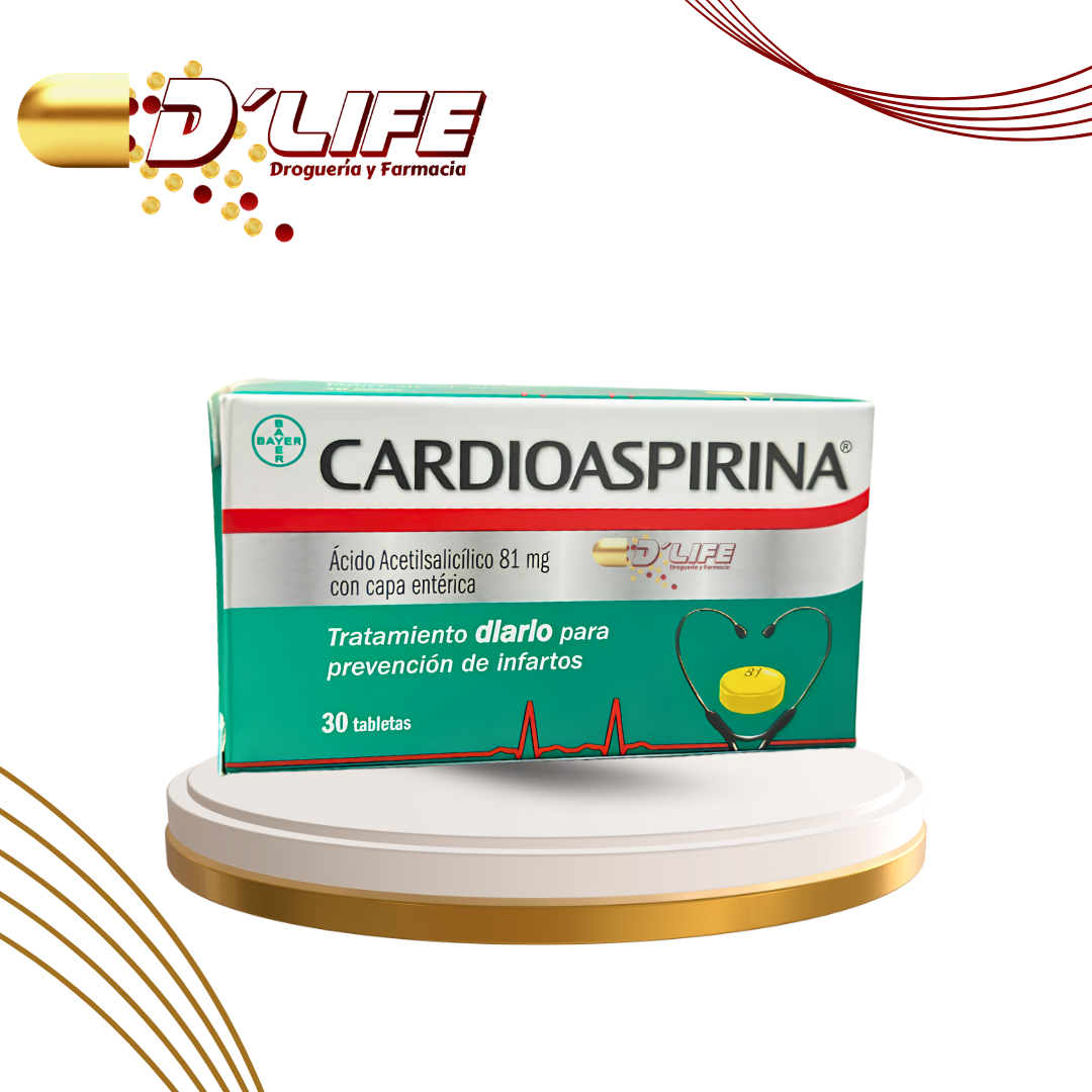 CARDIOASPIRINA 81MG FCO. X 30 TAB.