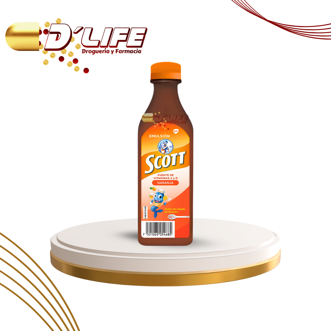 EMULSION SCOTT NARANJA X 200 ML