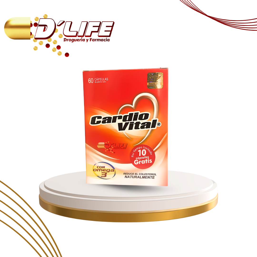 CARDIO VITAL CAJA X 60 CAPSULAS + 10 CAPS.