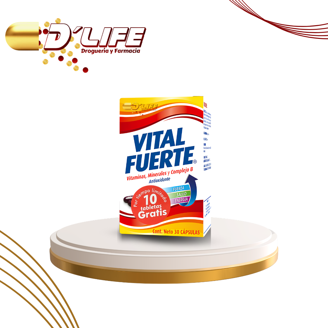 VITAL FUERTE X 30 CAPSULAS + 10 GRATIS