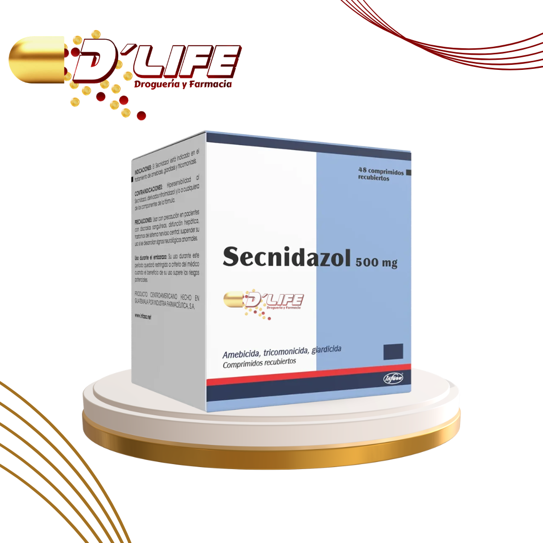 SECNIDAZOL 500MG. X 48 TAB. INFASA
