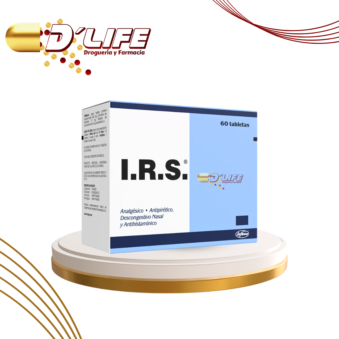 I.R.S. DISP. X 60 TABLETAS