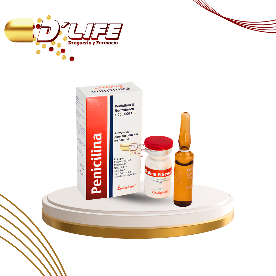 PENICILINA BENZA. 1.2 VIAL QUALIPHARM
