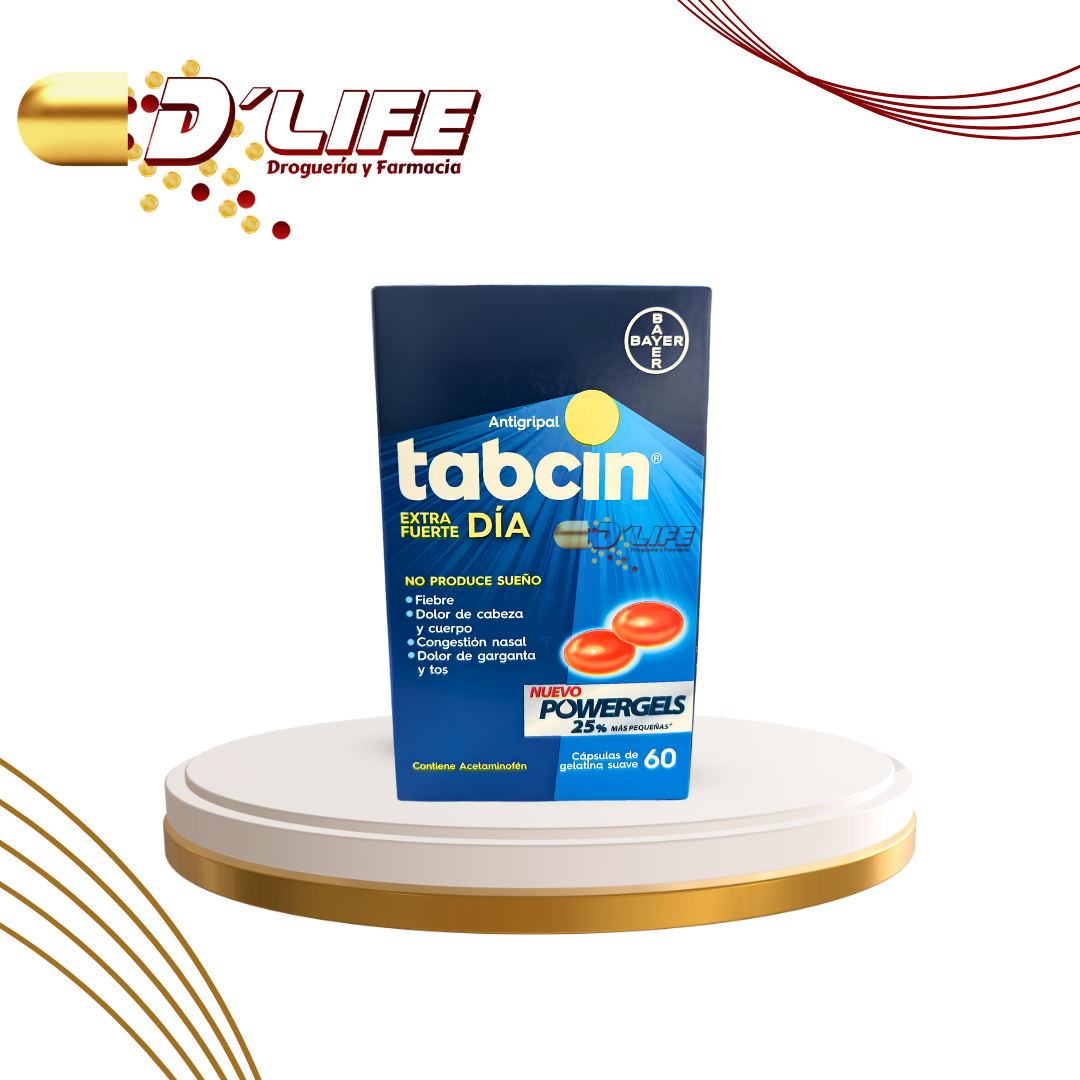 TABCIN EXTRA FUERTE DIA POWERGELS X 60 CAPS.