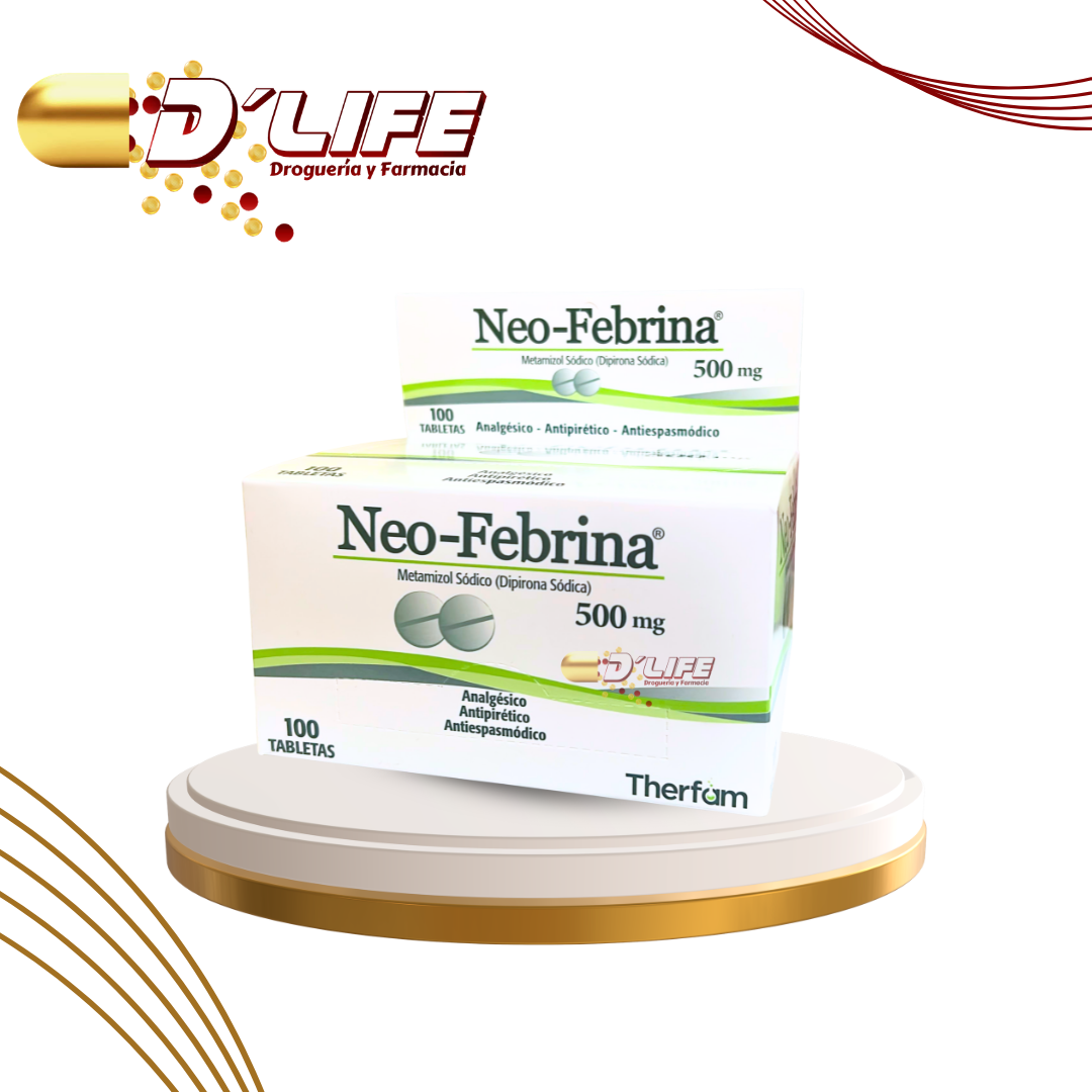 NEO-FEBRINA 500MG X 100 TABLETAS 