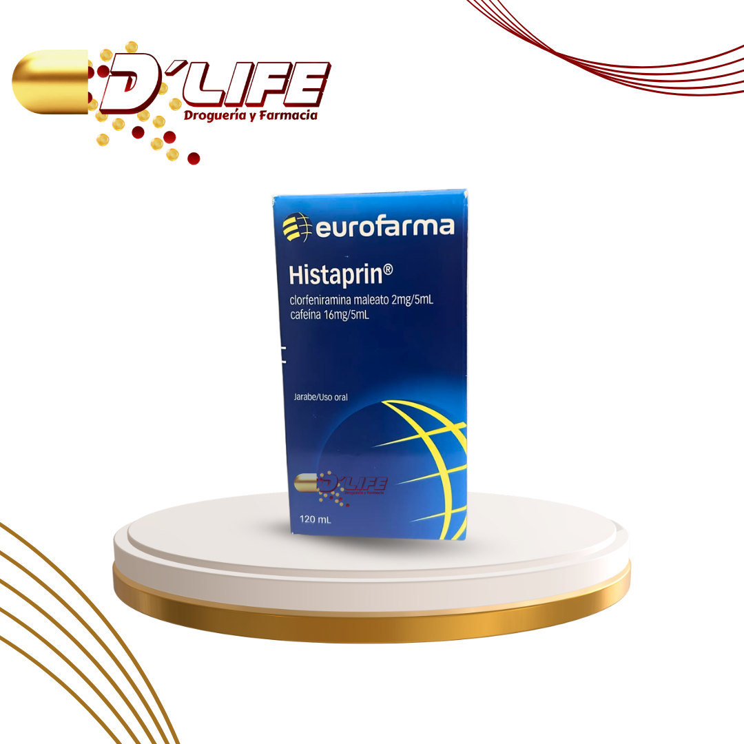 HISTAPRIN CLORFENIRAMINA + CAFEINA JARABE X 120 ML