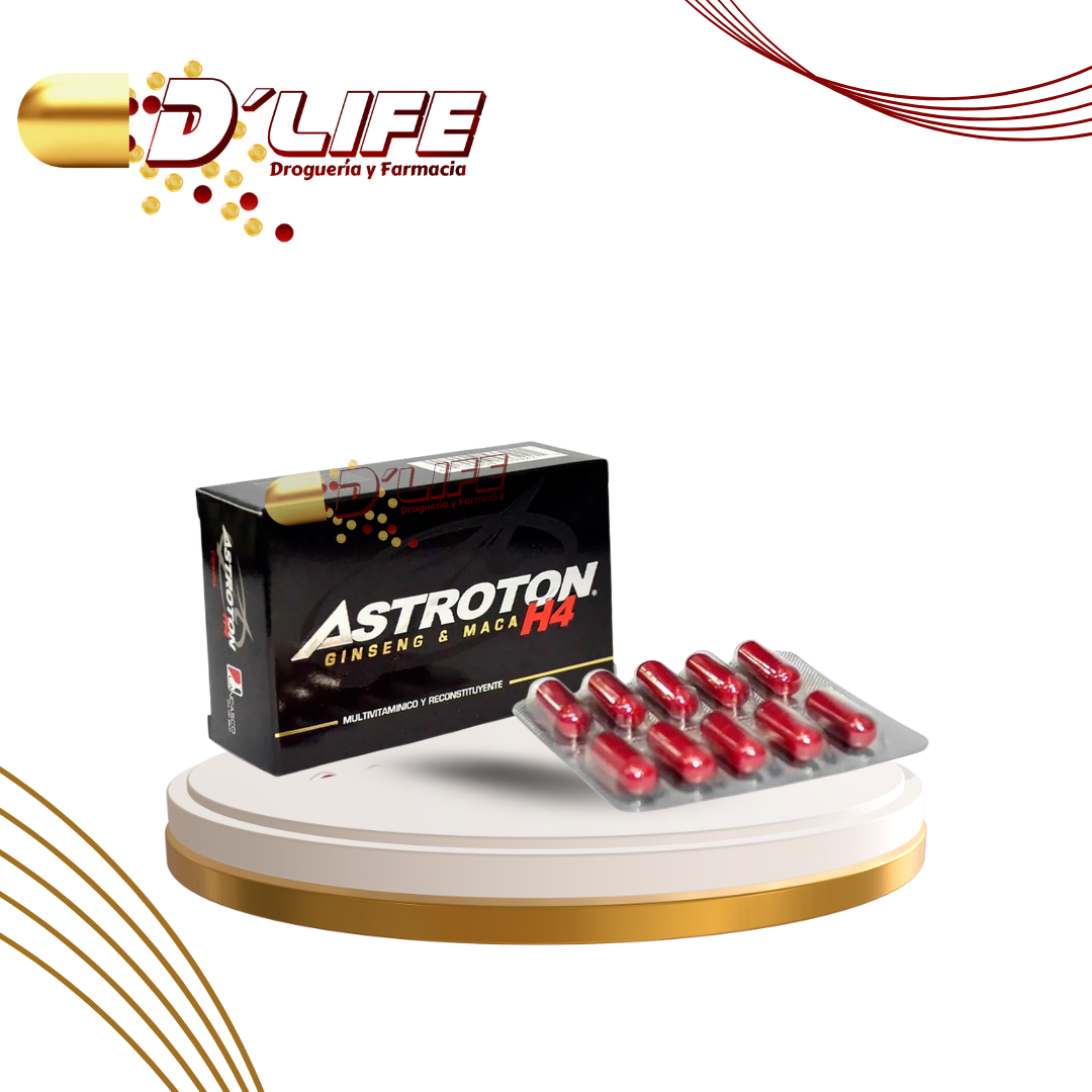 ASTROTON H4 X 60 CAPS. (GINSENG Y MACA)