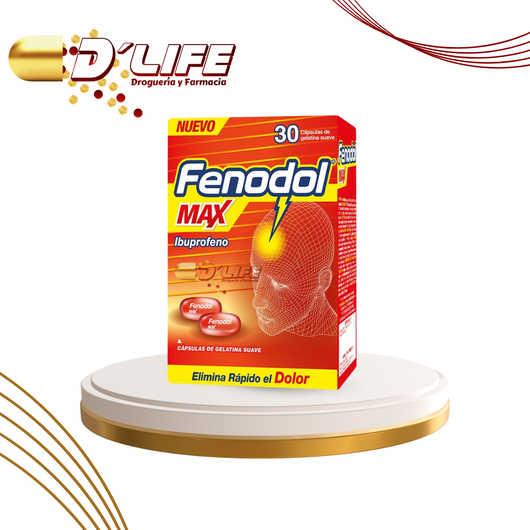 FENODOL MAX 400MG X 30 CAPSULAS
