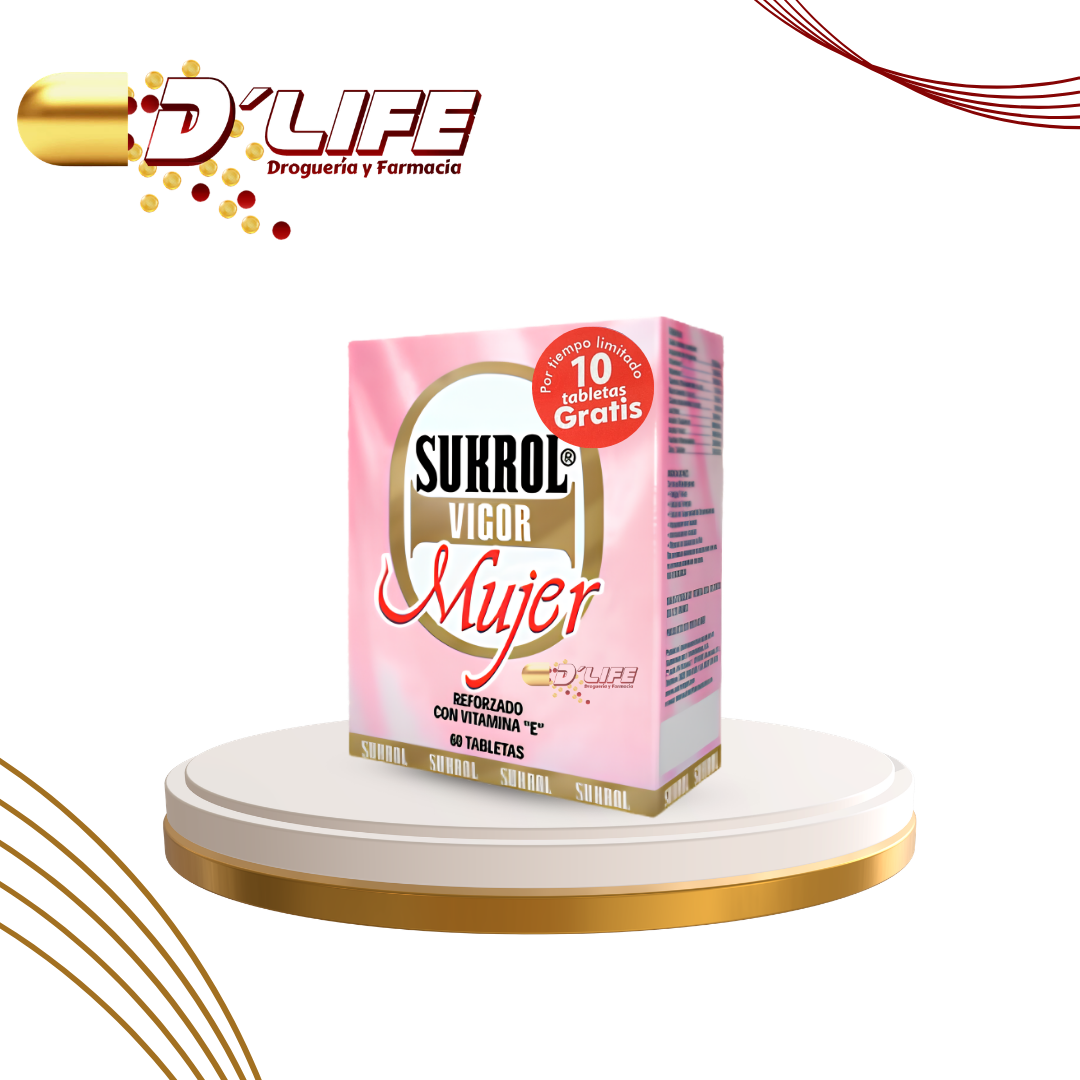 SUKROL VIGOR MUJER X 60 TABLETAS + 10