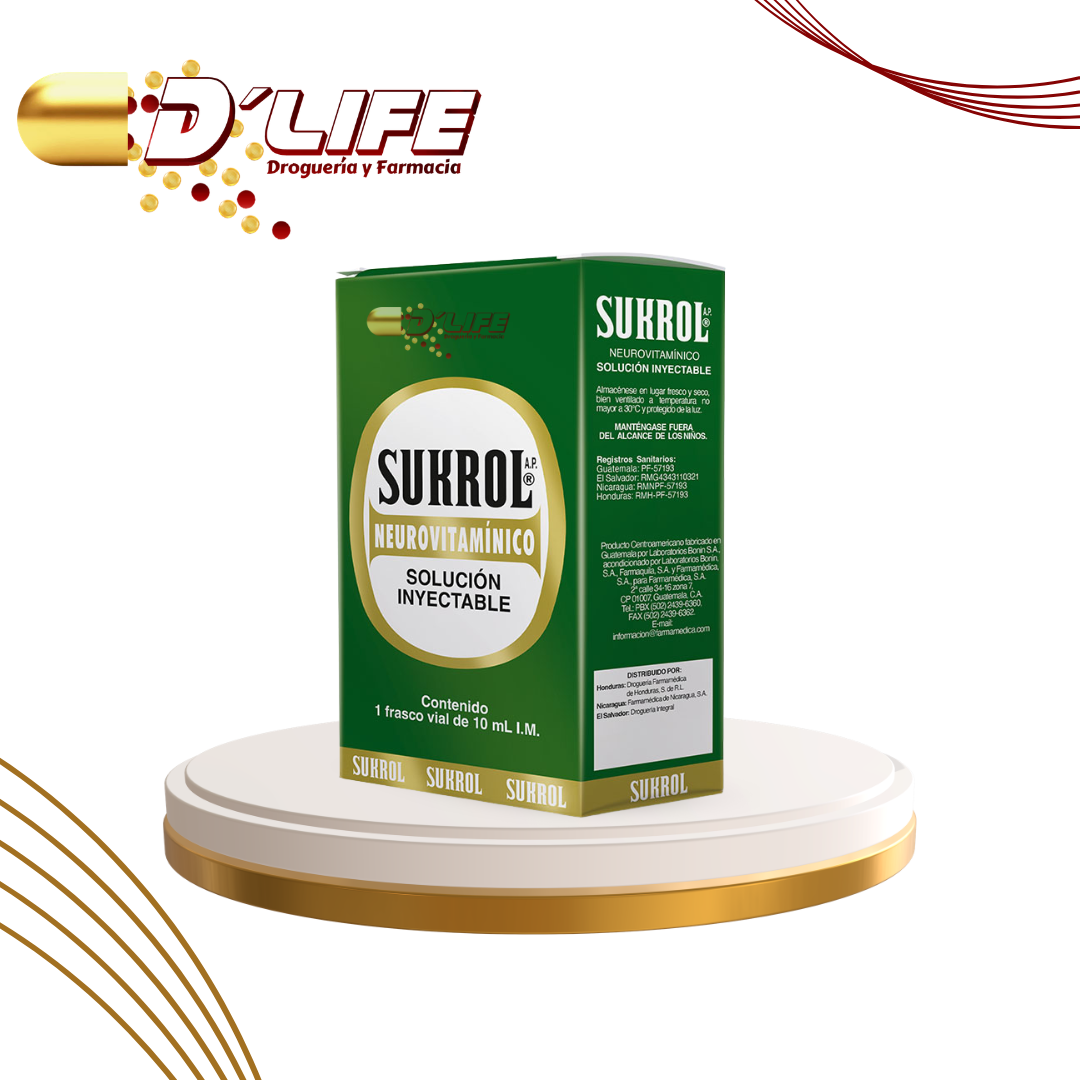 SUKROL SOL. INYECTABLE VIAL X 10 ML.