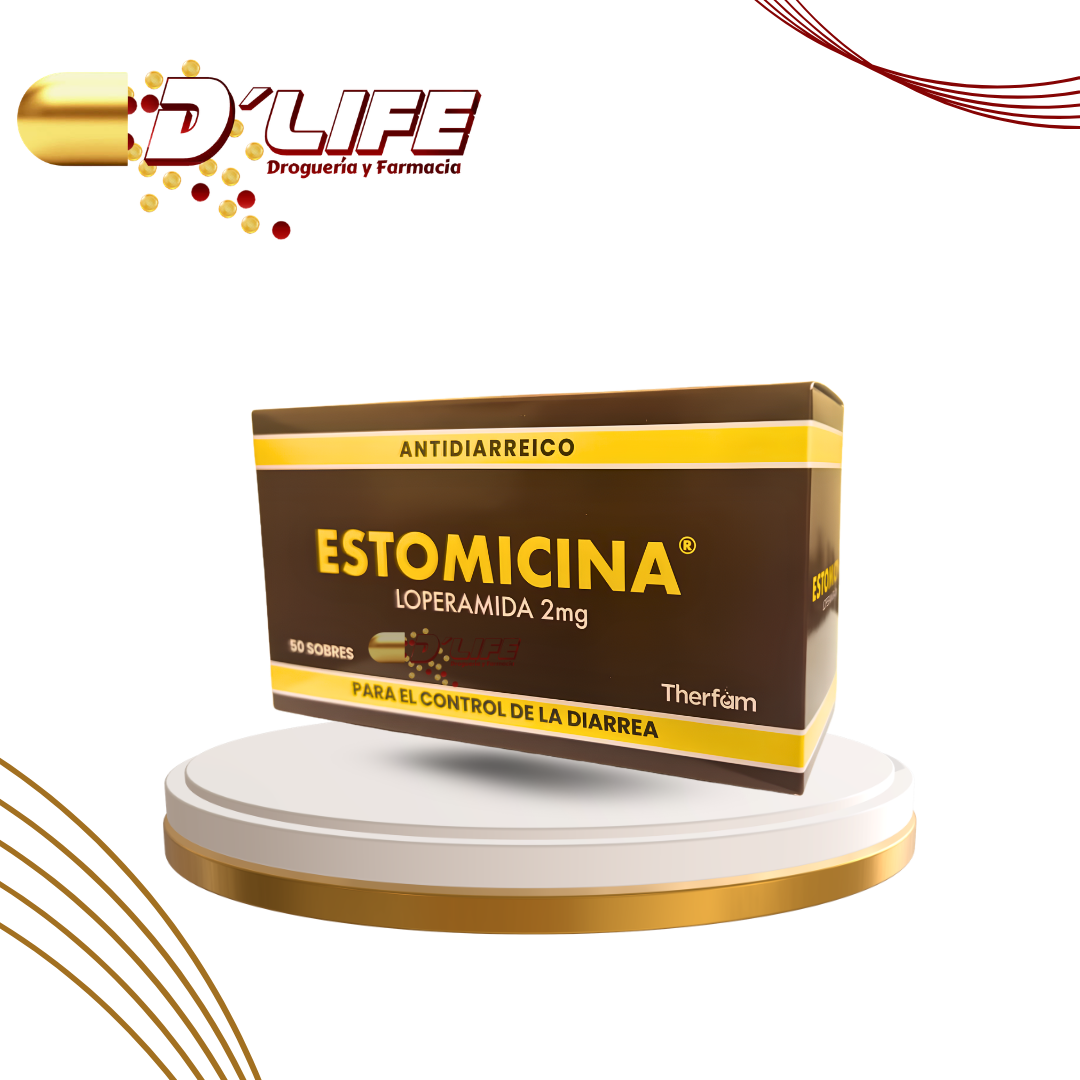 ESTOMICINA CAJA X 50 SOBRES 