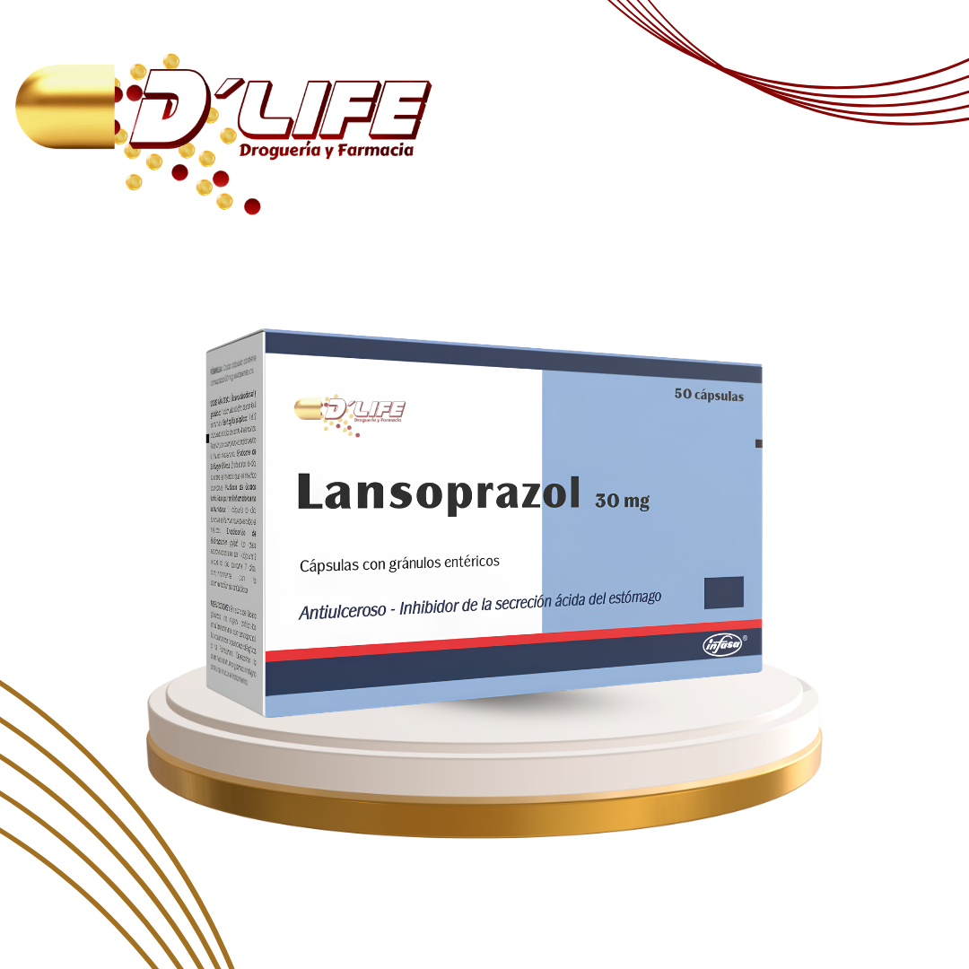 LANSOPRAZOL 30MG CAJA X 50 CAPS. INFASA