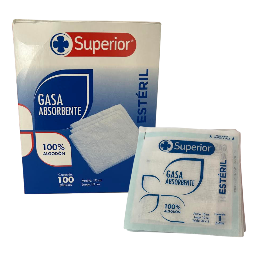 GASA ESTERIL 10x10cms PROTEC UNIDAD - Proveedora De Salud Total, Sociedad Anonima