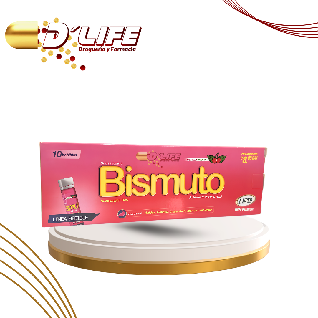 BISMUTO BEBIBLE C X 10 AMP. HIPERFARMA