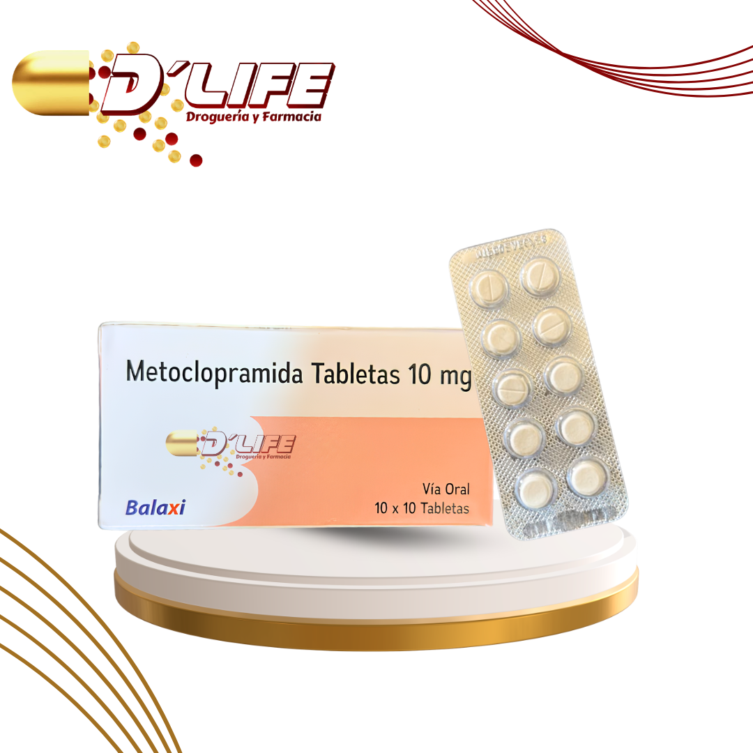 METOCLOPRAMIDA 10MG CX100 TABS BALAXI