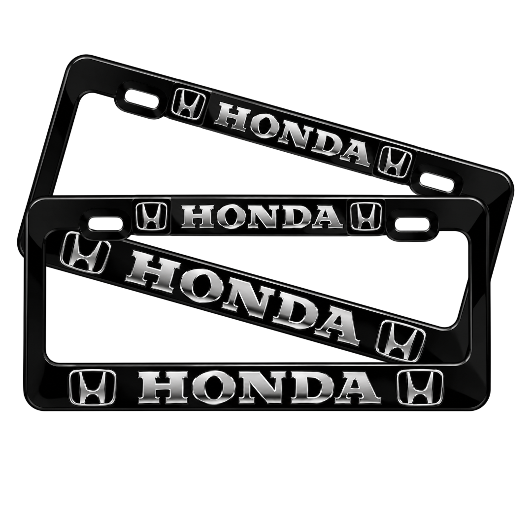 Porta Placas Honda Original Cromo 2 pzs  - Repuestos y Lubricantes Vicent's