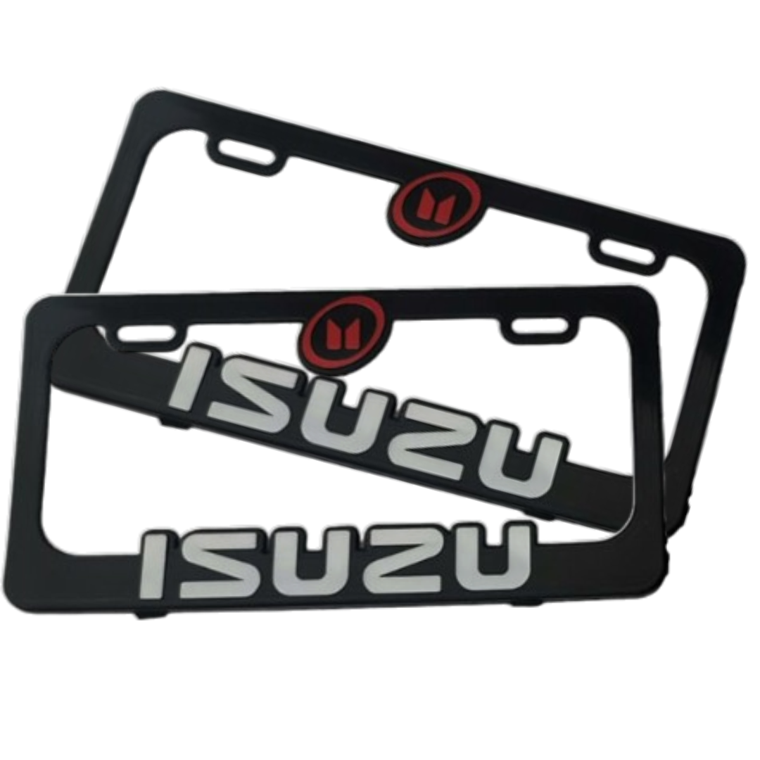 Porta Placas ISUZU 3D 2 pzs  - Repuestos y Lubricantes Vicent's