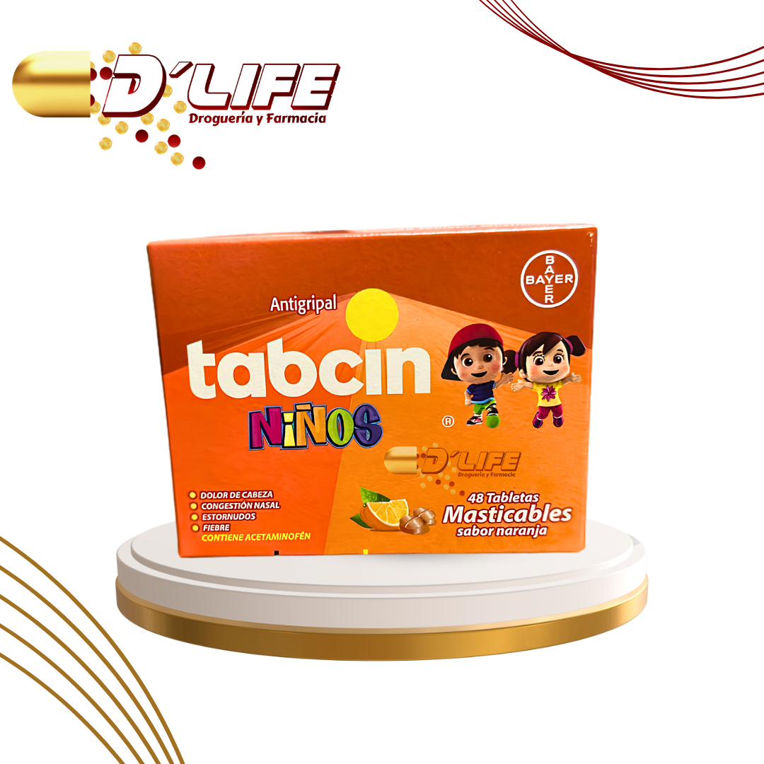 TABCIN NIÑOS X 48 TABS. MASTICABLES