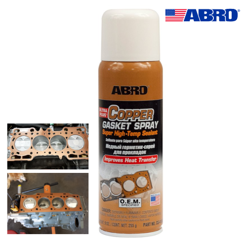 Abro CG-418-R Copper Sellador para Empaques Culata - Repuestos y Lubricantes Vicent's