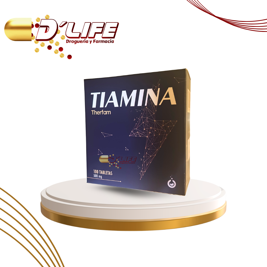 TIAMINA 500MG CX100 TABLETAS THERFAM