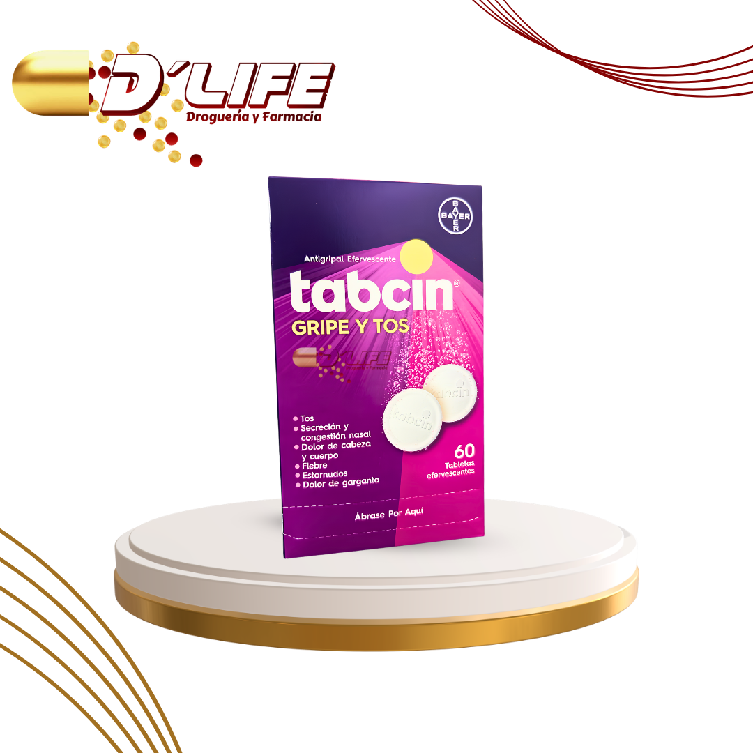 TABCIN GRIPE Y TOS EFERV. X 60 TAB. 