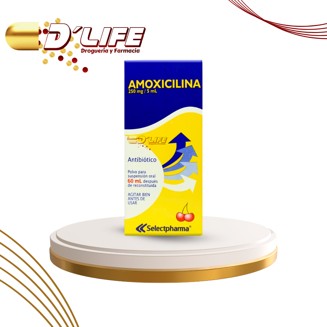 AMOXICILINA 250MG/5ML POL, SUSP. X 60ML SELECT