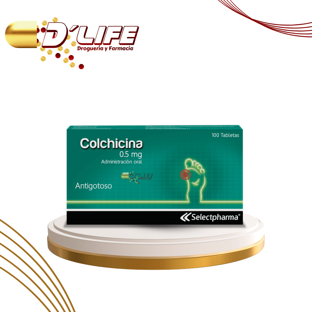 COLCHICINA 0.5MG CX100 TABS. SELECTPHARMA
