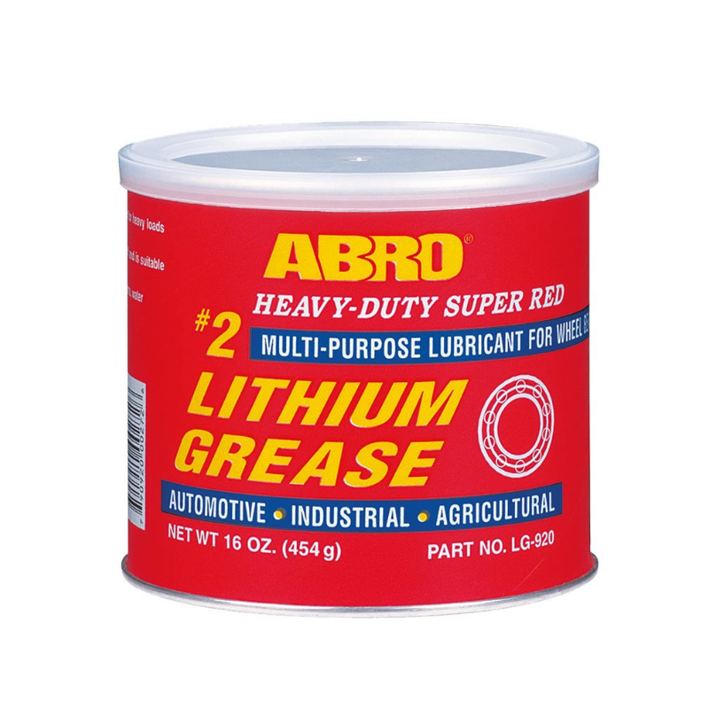 Tarro Grasa #2 ABRO LG-920 Red Synthetic  - Repuestos y Lubricantes Vicent's