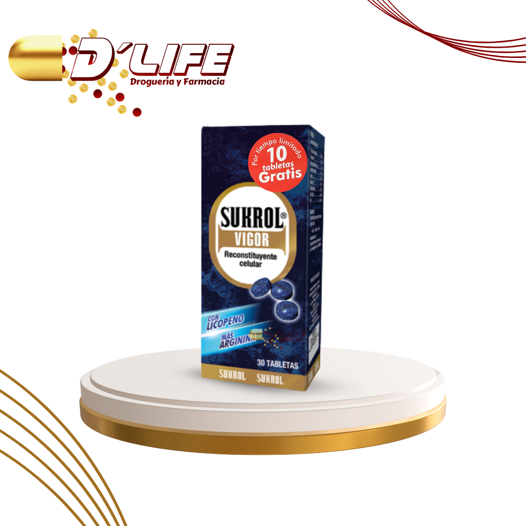 SUKROL VIGOR HOMBRE X 30 TABLETAS + 10