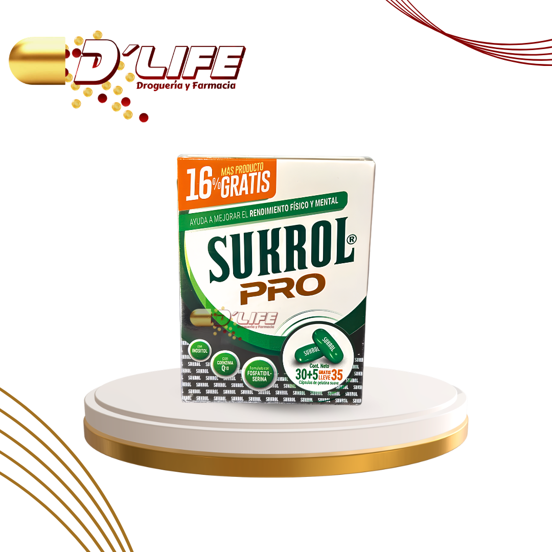 SUKROL PRO X 30 CAPSULAS + 5 GRATIS