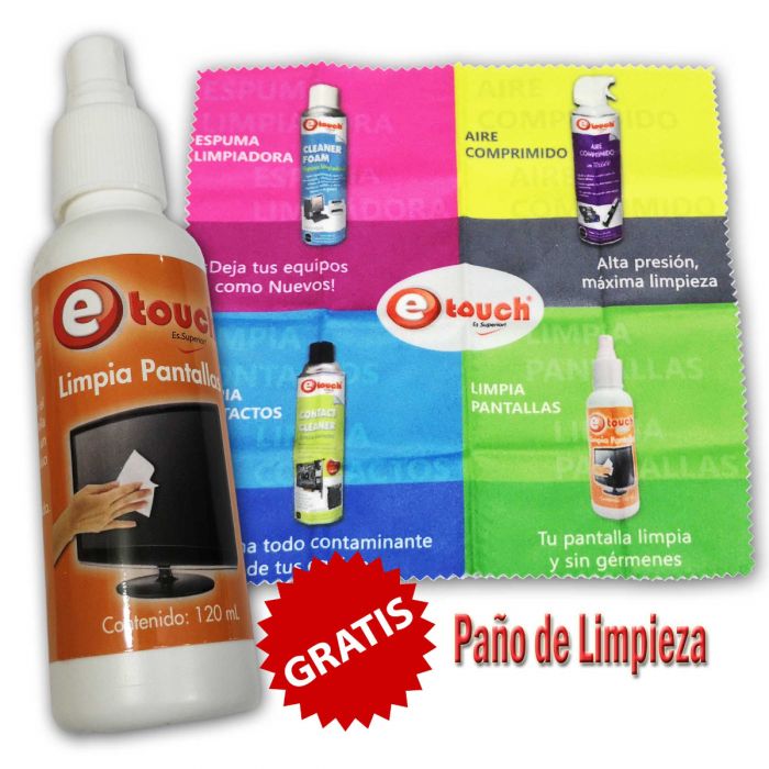 Limpia Pantalla E Touch 120ml