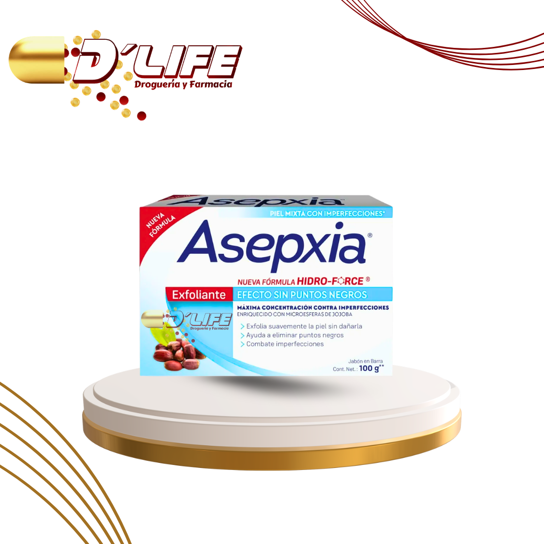 ASEPXIA JABON EXFOLIANTE X 100 GRAMOS