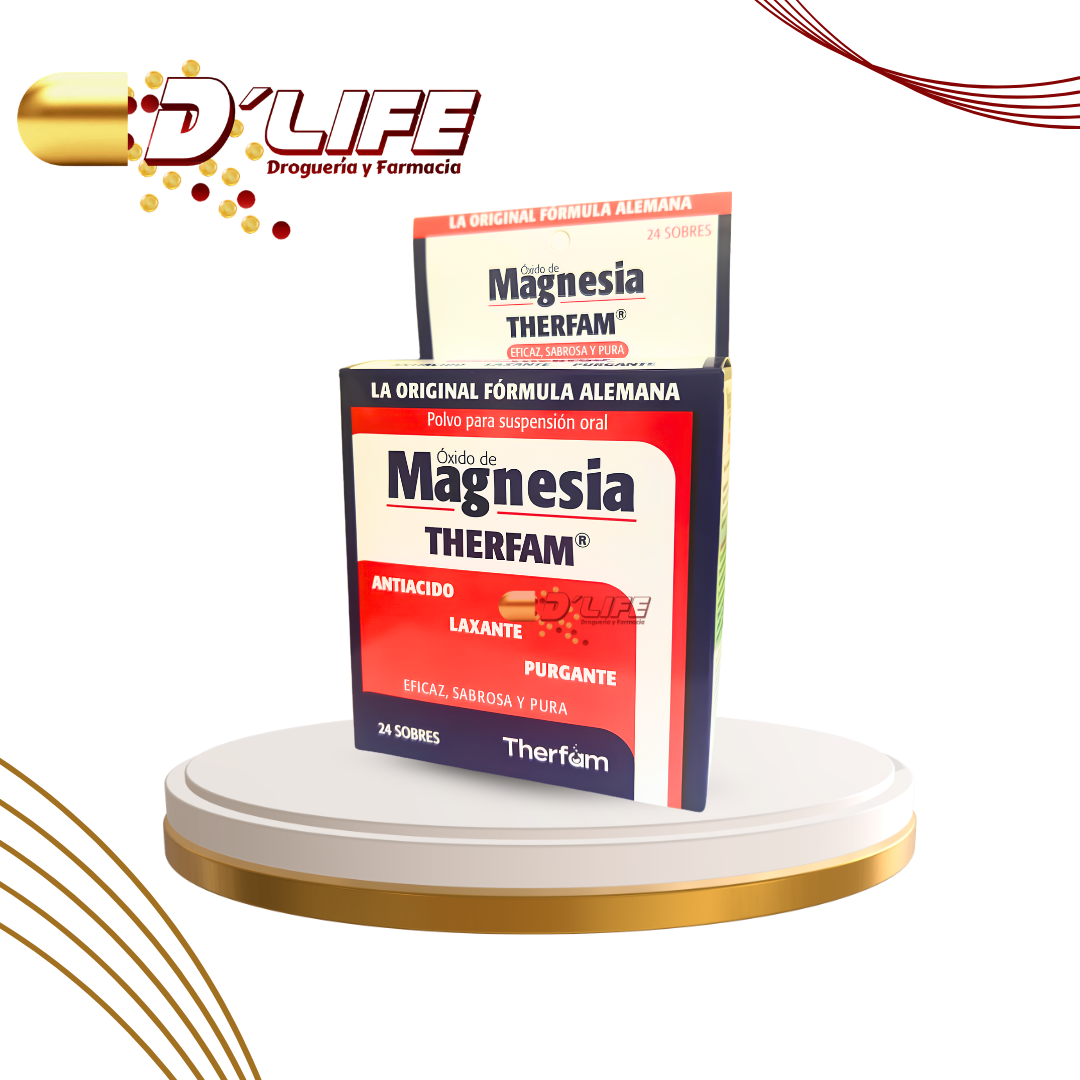 OXIDO DE MAGNESIA THERFAM CX24 SOBRES