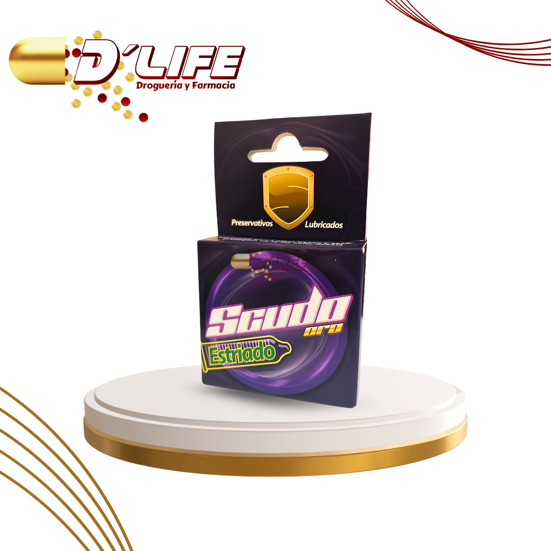 SCUDO ORO ESTRIADO CX3 UNI