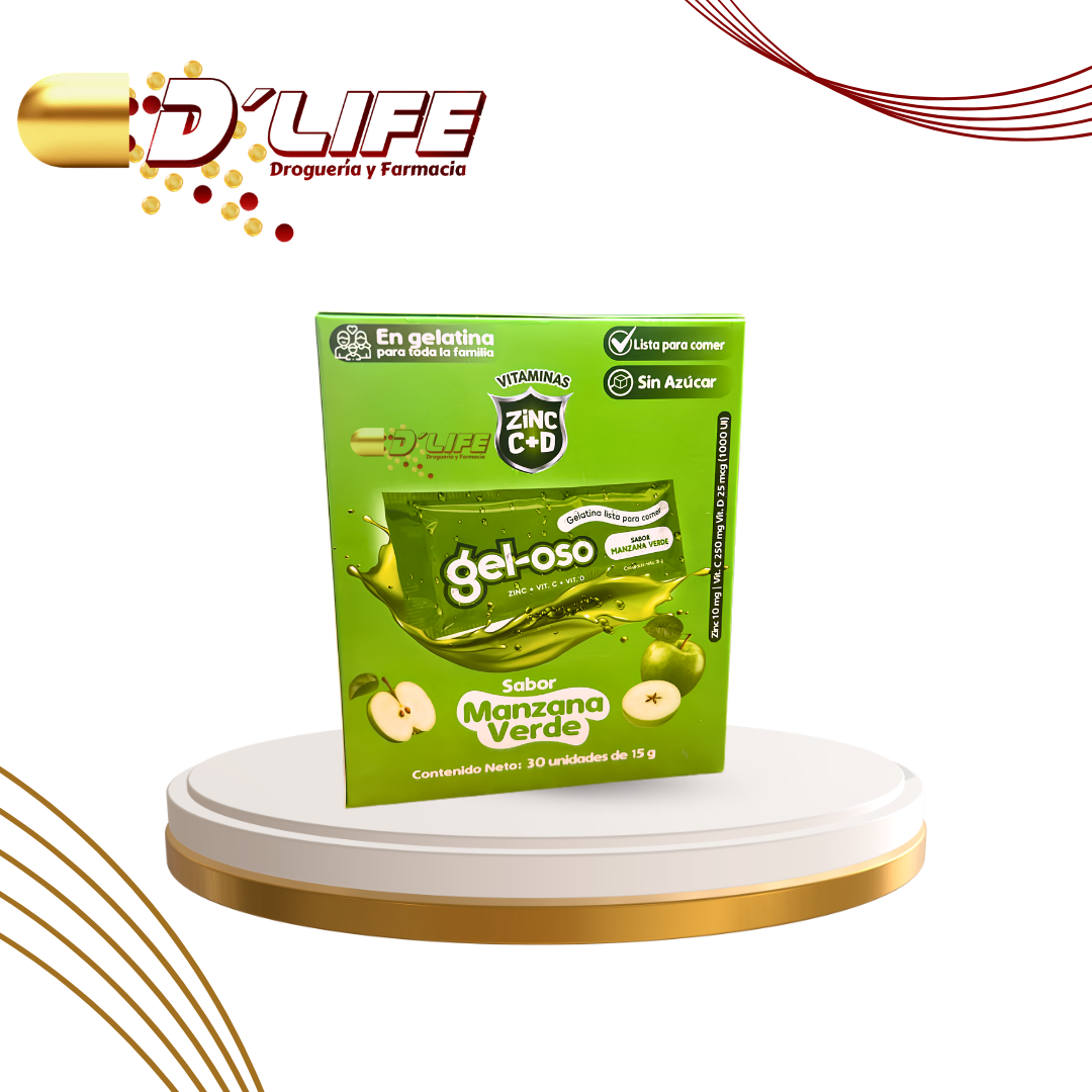 GEL OSO (VITAMINA C+ZINC+D) CX 30 SOBRES