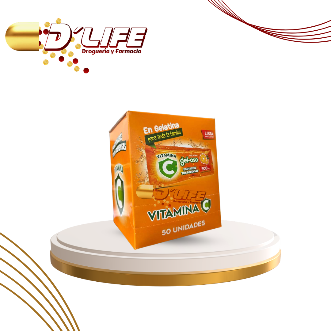 GEL OSO (VITAMINA C) 500MG CX 50 SOBRES