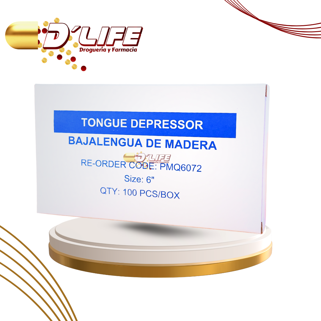 BAJALENGUA DE MADERA CX100 PCS