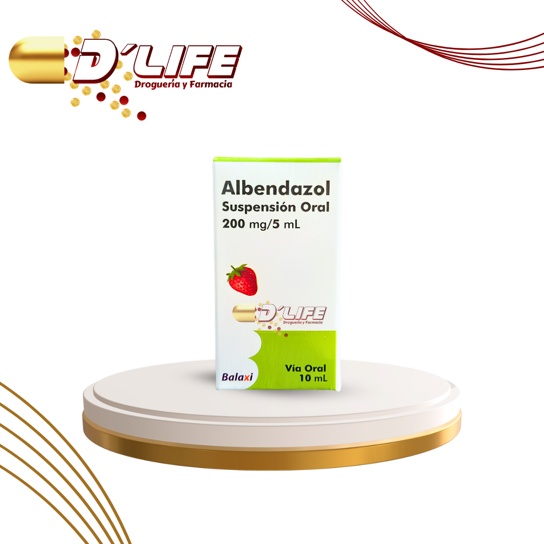ALBENDAZOL 200MG/5ML X 10ML BALAXI