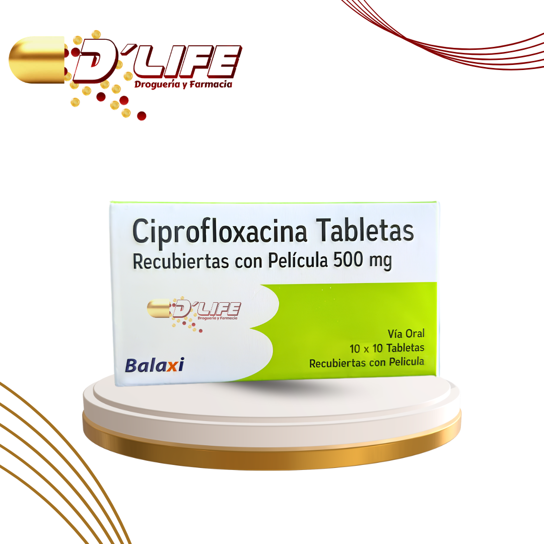 CIPROFLOXACINA 500MG CX100 TABS. BALAXI