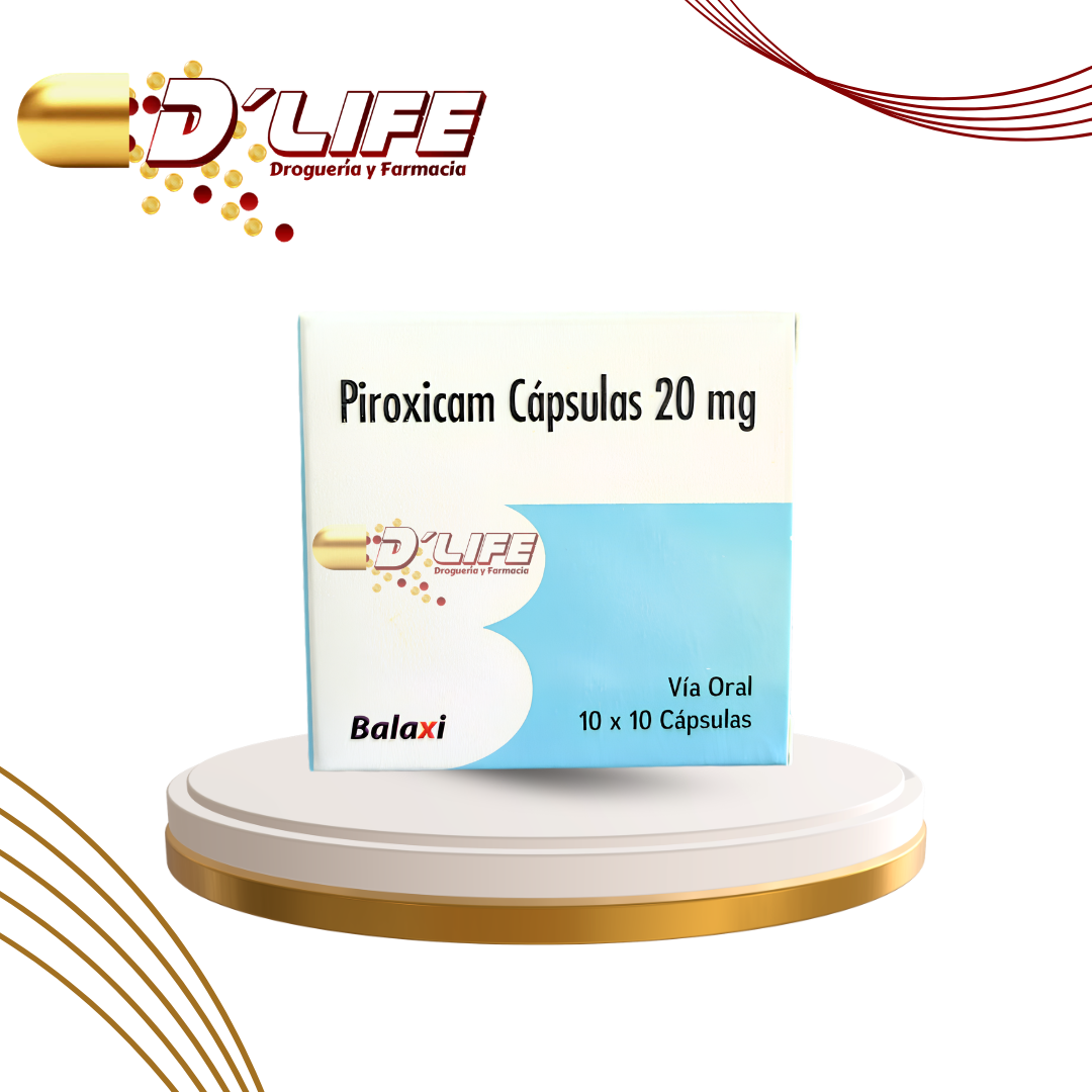 PIROXICAM 20MG CAJA X 100 CAPS. BALAXI