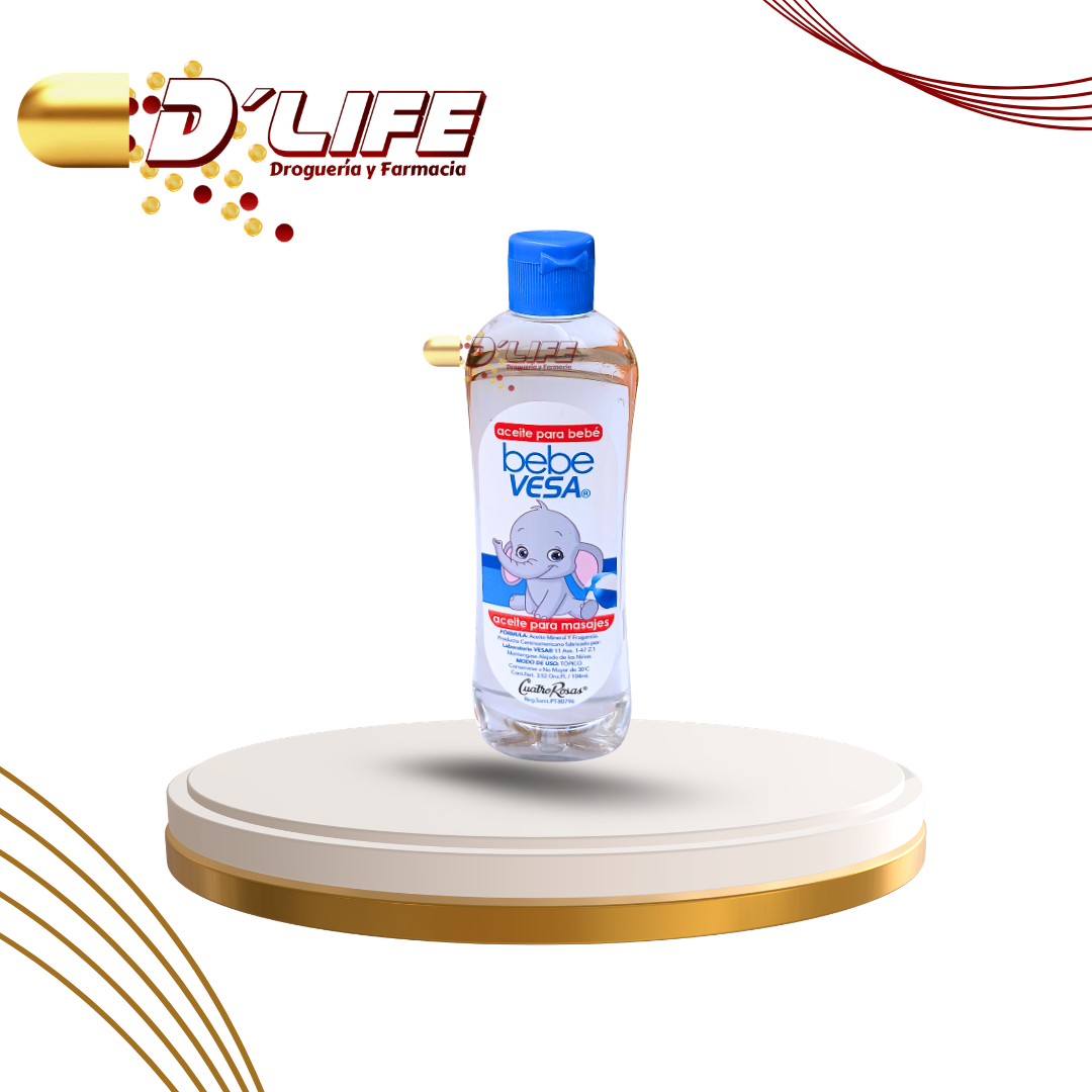 ACEITE PARA BEBÉ X 4 ONZAS VESA