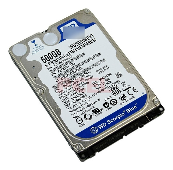 DiscoDuro nootebook 500 GB - Govania, S.A