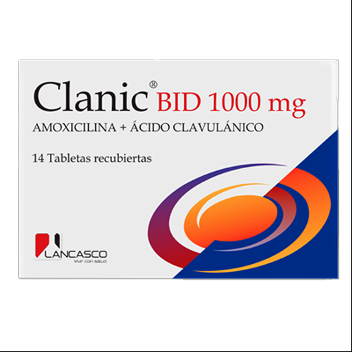 CLANIC BID 1000MG *14 TABLETAS RECUBIERTAS - FARMACIA NUEVO MILENIO