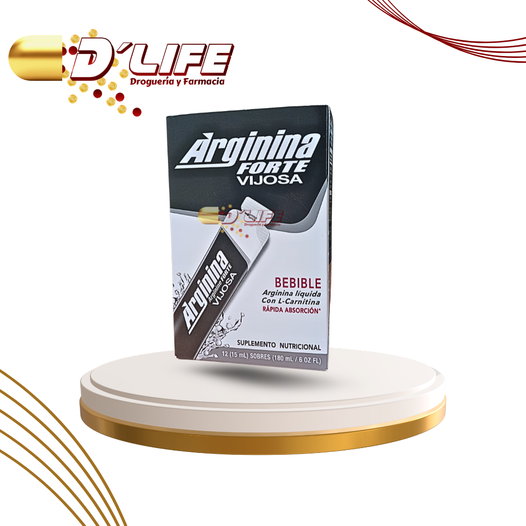 ARGININA FORTE CAJA X 12 SOBRES(LIQUID) VIJOSA