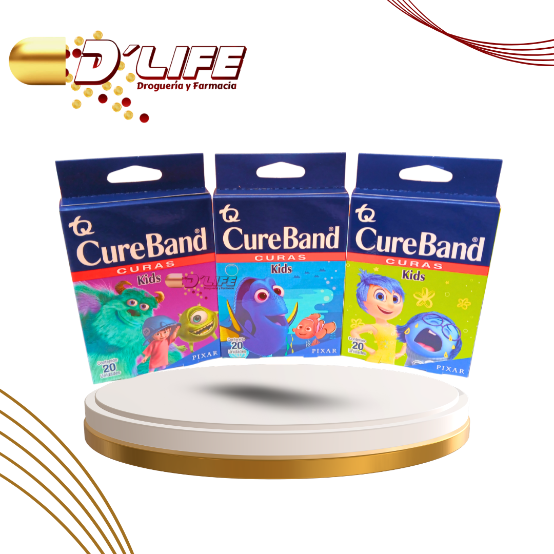 CURITAS KIDS PIXAR SURTIDAS CX20 UNIDADES