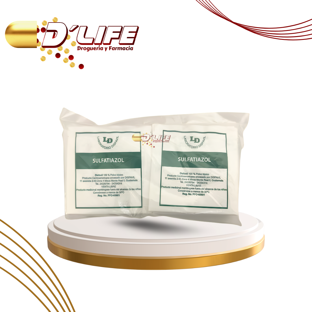 SULFATIAZOL BOLSA X 50 SOBRES DISFAVIL